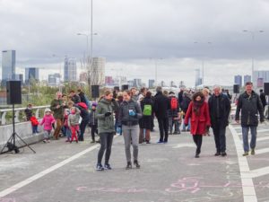 Flaneren op de snelwegkruising