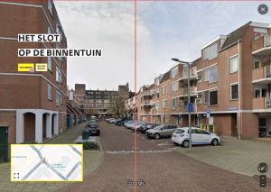 Het slot op de binnentuin